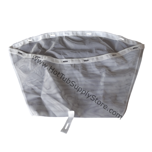 This debris filter bag replacement for your Jacuzzi® hot tub has 11 clip hole attachment points: 10 top holes + 1 bottom hole. Our 6570-398 filter net bag for Jacuzzi® is made of a high quality durable mesh fabric that can be used for a long time and is reusable if regularly cleaned.
